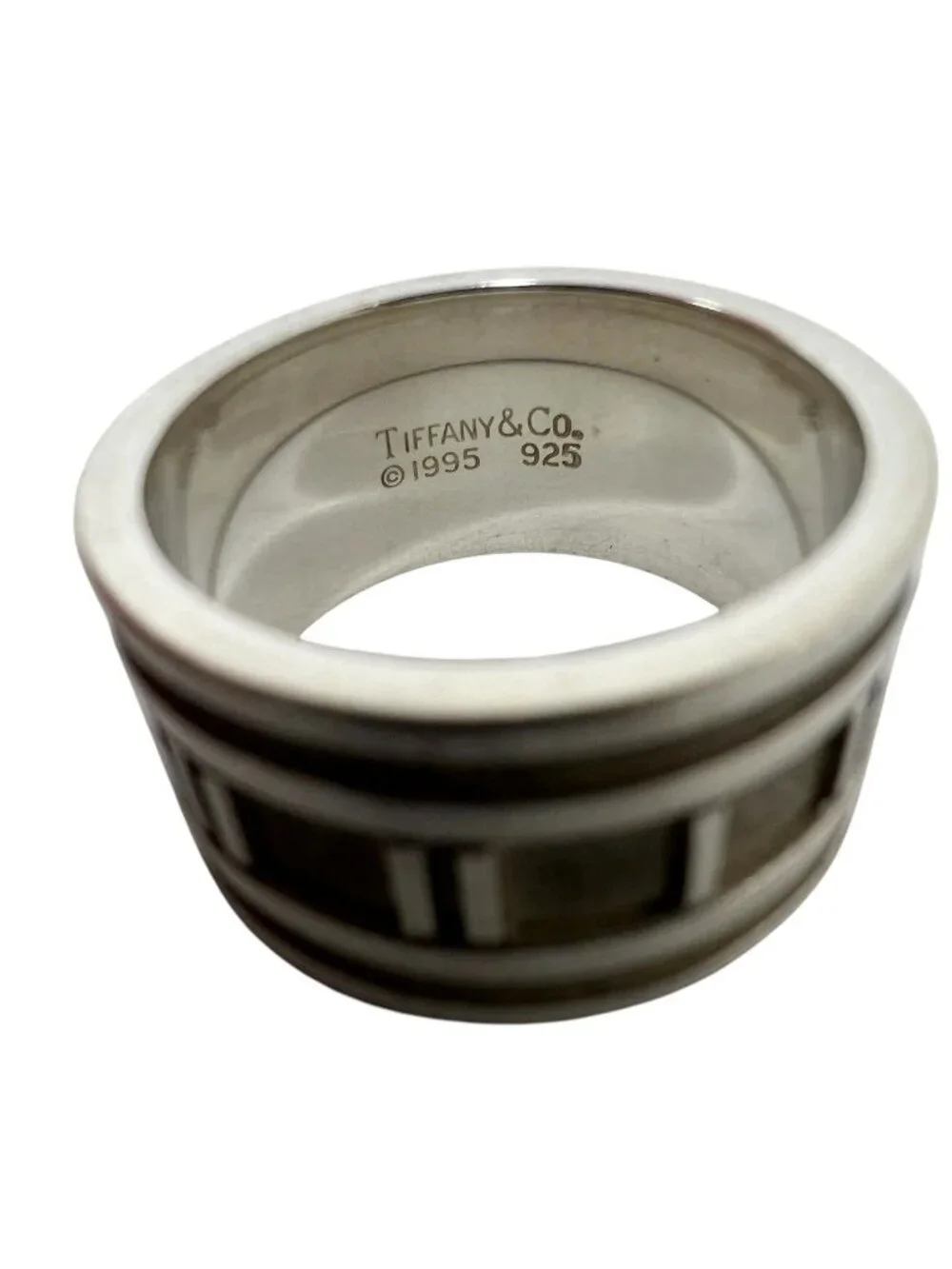 Tiffany & Co Atlas Wide Ring 925 Sterling Silver